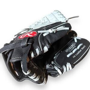 Rawlings Baseball Glove Youth Right Hand Catch Sure Catch SC105BGB Size 10.5 In.